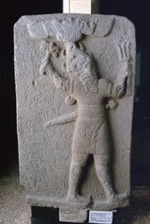 Stèle du dieu de la tempête Teshub, de Korkun, Turquie (basalte)